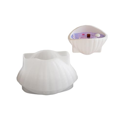 Silikon-Tablett mit Meeresschnecke für Epoxidharz, Schmucktellerhalter und Kunsthandwerk, Heimdekoration, Dekoration von Dasbsug