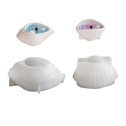 Silikon-Tablett mit Meeresschnecke für Epoxidharz, Schmucktellerhalter und Kunsthandwerk, Heimdekoration, Dekoration von Dasbsug