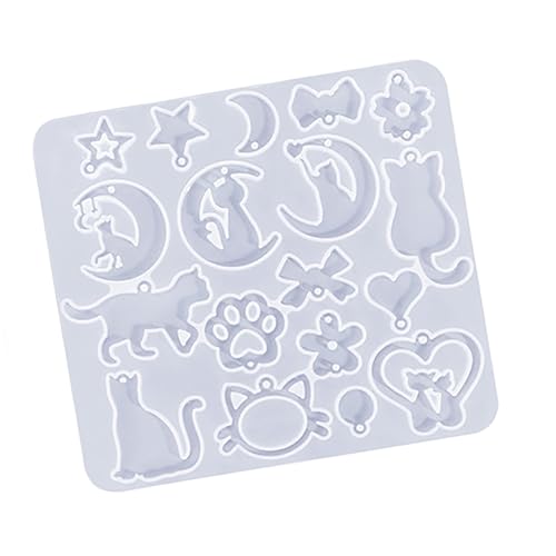 Silikonform aus Kunstharz, Tiermotiv, Epoxidharz, Anhänger für Schmuck, Halsketten, Ohrringe, Schlüsselanhänger, Charmherstellung, Schmuckherstellung von Dasbsug