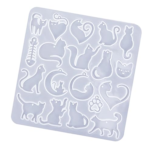 Silikonform aus Kunstharz, Tiermotiv, Epoxidharz, Anhänger für Schmuck, Halsketten, Ohrringe, Schlüsselanhänger, Charmherstellung, Schmuckherstellung von Dasbsug