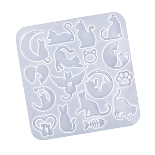 Silikonform aus Kunstharz, Tiermotiv, Epoxidharz, Anhänger für Schmuck, Halsketten, Ohrringe, Schlüsselanhänger, Charmherstellung, Schmuckherstellung von Dasbsug