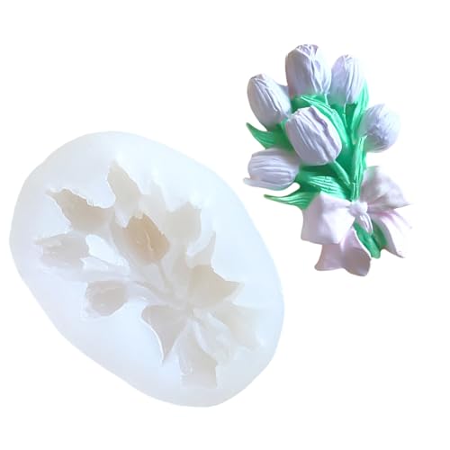 Silikonform mit Blumenmotiv, für Seife aus Epoxidharz, handgefertigte Seife, Schokolade, Kuchen, Süßigkeiten, Fondant von Dasbsug