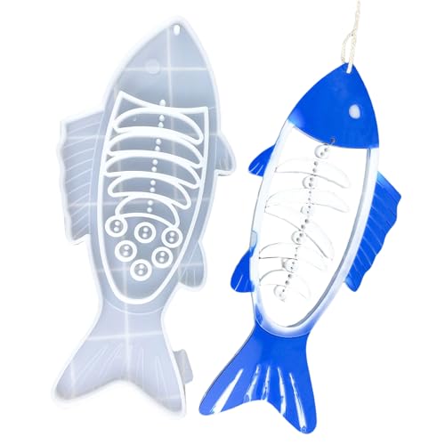 Silikonform mit Fischgräten-Anhänger, Schmuckbastelwerkzeug, Epoxidharz-Formen, geeignet für Schmuckherstellung, Anhängerherstellung, Harz-Bastelformen Silikonform mit Fischgräten-Anhänger, Schmuckbastelwerkzeug, Epoxidharz-Formen, geeignet für Schmuckherstellung, Anhängerherstellung, Harz-Bastelformen von Dasbsug