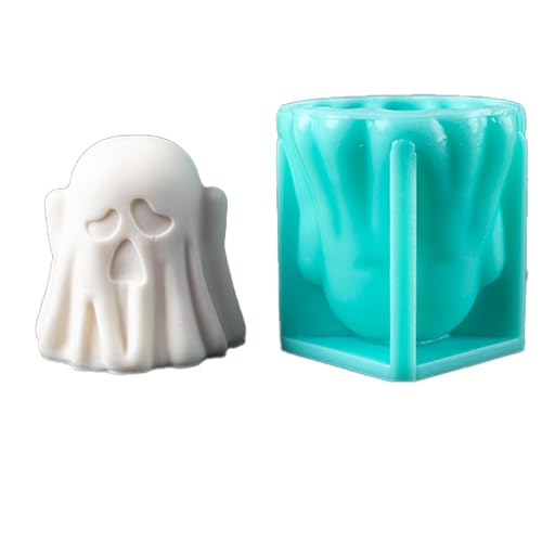 Specter Silikonformen für Epoxidharz, Seife, Halloween-Thema, Fondant, Schokolade zum Backen, Halloween, Backformen von Dasbsug