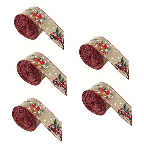 Tragbares Weihnachts-Bastelband Urlaub bedruckt mit Auto-Muster für Weihnachtsbaum u Tragbares Weihnachts-Bastelband Urlaub bedruckt mit Auto-Muster für Weihnachtsbaum u von Dasbsug