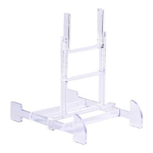 Transparente Kartenständer, elegante Staffelei-Halter für Sportkarten, Handys und Bücher, Organizer, Einzelhandel, 10 Stück Transparente Kartenständer, elegante Staffelei-Halter für Sportkarten, Handys und Bücher, Organizer, Einzelhandel, 10 Stück von Dasbsug