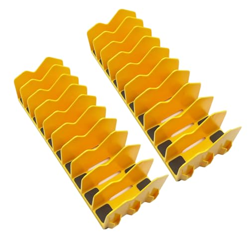 Zangenorganizer mit 10 Schlitzen, 2 Stück, Zangen, Schneider, Aufbewahrungsregal mit rutschfester Gummiunterseite für Werkzeugaufbewahrung, Werkzeug-Management von Dasbsug