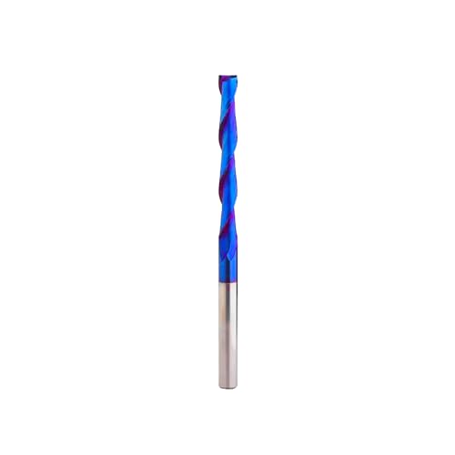 UTM42 Extralanger Spiralfräser, Hartmetall, CNC-Fräser, 4 Stück, lang, Schaftfräser, Holzzapfen, Fräsen, Schnitzen, Gravurwerkzeug von DashHound