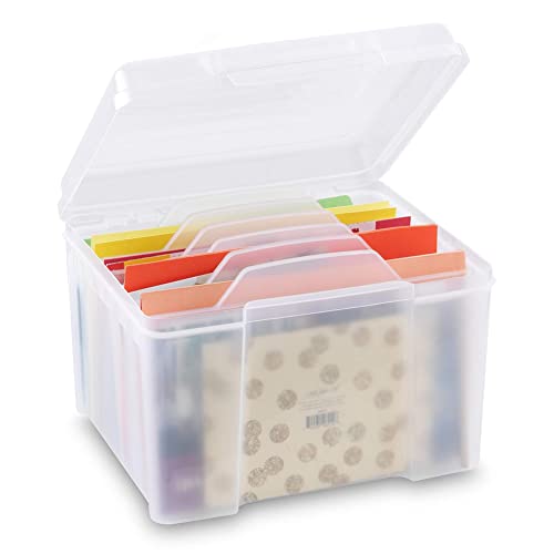 Dasing GrußKarten-Organizer und Aufbewahrungsbox Foto-Organizer mit 6 Verstellbaren TrennwäNden für Feiertage, Geburtstage, Karten, Fotos, Bastelarbeiten Usw Dasing GrußKarten-Organizer und Aufbewahrungsbox Foto-Organizer mit 6 Verstellbaren TrennwäNden für Feiertage, Geburtstage, Karten, Fotos, Bastelarbeiten Usw von Dasing