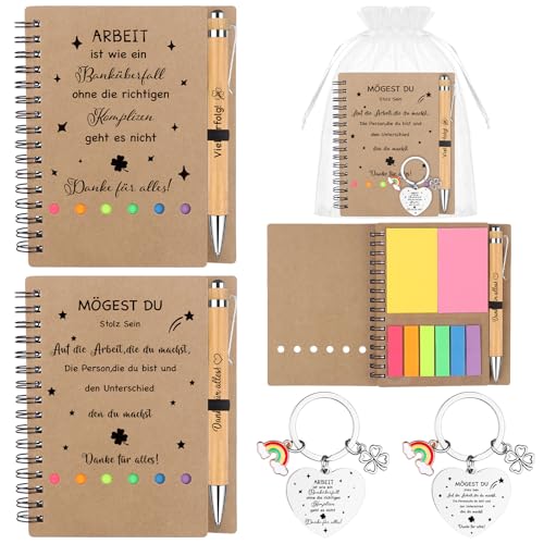 6 Sets Dankeschön Geschenk für Kollegen Mitarbeiter-Spirale Notizblöcke Notizheft Schlüsselanhänger Inspirierende Holz Kugelschreiber Druckkugelschreiber Kleines Abschiedsgeschenk für Team 6 Sets Dankeschön Geschenk für Kollegen Mitarbeiter-Spirale Notizblöcke Notizheft Schlüsselanhänger Inspirierende Holz Kugelschreiber Druckkugelschreiber Kleines Abschiedsgeschenk für Team von DatingShiny