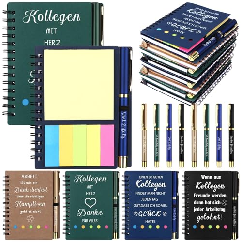 8 Sets Dankeschön Geschenk für Kollegen Mitarbeiter-Spirale Notizbuch Linierter Notizheft Mini Motivierend Notizblöcke Tagebücher Inspirierende Metal Kugelschreiber für Schule Büro Team 8 Sets Dankeschön Geschenk für Kollegen Mitarbeiter-Spirale Notizbuch Linierter Notizheft Mini Motivierend Notizblöcke Tagebücher Inspirierende Metal Kugelschreiber für Schule Büro Team von DatingShiny