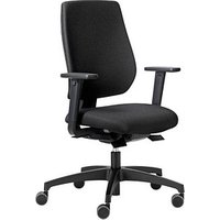 Dauphin Bürostuhl speed-o comfort, SP 7639_SLP3 Stoff schwarz, Gestell schwarz von Dauphin