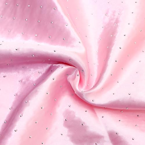 David Angie Satinstoff von The Yard, 140 cm breiter Satin-Stoff, seidiger und glänzender Stoff, für Hochzeitskleider, Bekleidungsherstellung, DIY Handwerk, Nähen (12#) von David Angie