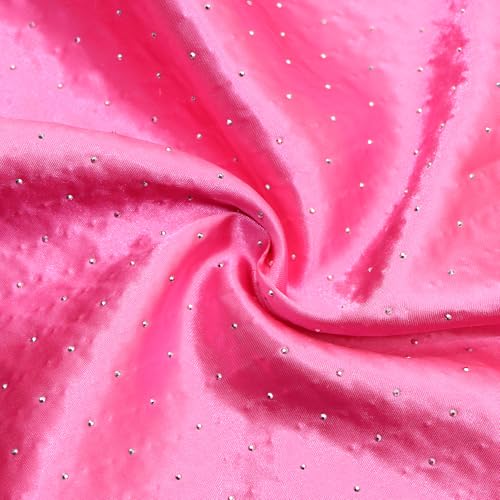 David Angie Satinstoff von The Yard, 140 cm breiter Satin-Stoff, seidiger und glänzender Stoff, für Hochzeitskleider, Bekleidungsherstellung, DIY Handwerk, Nähen (Nr. 27) von David Angie