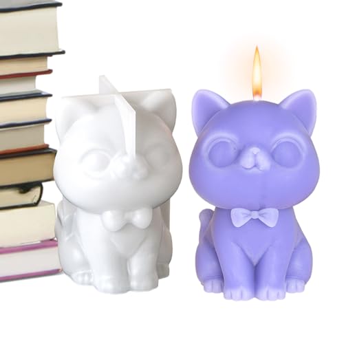 Davivian Hund Kerzenform - Epoxidharz Gießform - 3D Deko Ornament Gipsform Mit Gießwerkzeug Für Wohnaccessoires von Davivian
