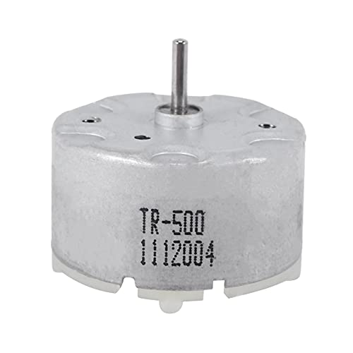 Dawafit RF-500 TB-12560 DC1.5-12V 2700 MIN Leerlaufdrehzahl 32mm Durchmesser DC Motor Silber von Dawafit