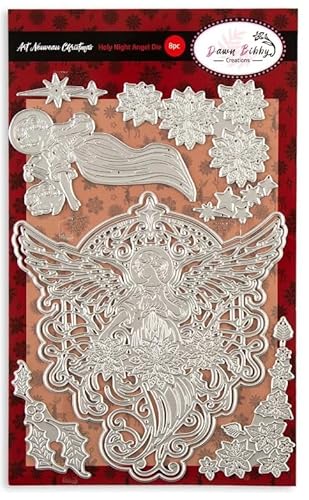 Dawn Bibby Creations Jugendstil Heilige Nacht Engel Stanzform von Dawn Bibby Creations