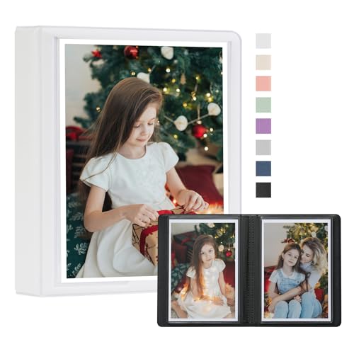 Dawnhua Kleines Fotoalbum, 10,2 x 15,2 cm, 36 Taschen, Kunststoff, anpassbar, Mini-Fotobuch, 10 x 15 cm, für Hochzeit, Familie und Reisen, Weiß Dawnhua Kleines Fotoalbum, 10,2 x 15,2 cm, 36 Taschen, Kunststoff, anpassbar, Mini-Fotobuch, 10 x 15 cm, für Hochzeit, Familie und Reisen, Weiß von Dawnhua