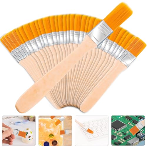 Dawumin Pinsel, 40 Stück Pinselset Klein, 1,4cm Flachpinsel, Malerpinsel für Borstenpinsel Farben Kunst Malerbedarf Lacke Malerei von Wänden Lackierpinsel Pinsel Lack Fensterpinsel Dawumin Pinsel, 40 Stück Pinselset Klein, 1,4cm Flachpinsel, Malerpinsel für Borstenpinsel Farben Kunst Malerbedarf Lacke Malerei von Wänden Lackierpinsel Pinsel Lack Fensterpinsel von Dawumin