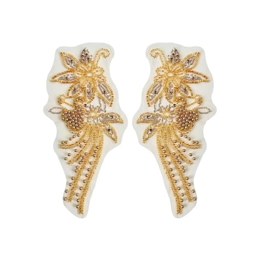 1 Paar elegante Stickerei Kleidung Patches Nägel Perlen Kleidung Applikation für Brautkleid und Abendkleid Dekoration Kleidung Patches Nagelperlen Kleidung Applikation für Hochzeitskleid Dekoration 1 Paar elegante Stickerei Kleidung Patches Nägel Perlen Kleidung Applikation für Brautkleid und Abendkleid Dekoration Kleidung Patches Nagelperlen Kleidung Applikation für Hochzeitskleid Dekoration von Dawutocap