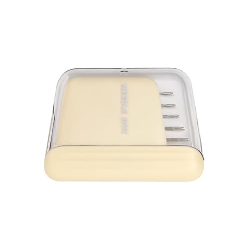 10-teiliges Handnähnadel-Metall-Stickerei-Set inklusive Halterbox für Handsteppen, Edelstahl, eleganter Nadelorganizer von Dawutocap