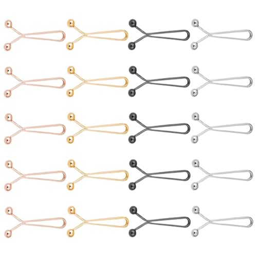 20 Stück praktische Hosenknöpfe Hosen Reduzierclip Hosen enger Clip Taillenspanner für Frauen engere Hosenknöpfe kein Nähen erforderlich für Beine 20 Stück praktische Hosenknöpfe Hosen Reduzierclip Hosen enger Clip Taillenspanner für Frauen engere Hosenknöpfe kein Nähen erforderlich für Beine von Dawutocap