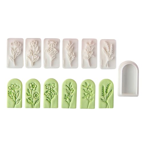 7pcs Blumenformformen Zum Erstellen Von Einzigartigen Weichen Tonohrringen Zubehör Werkzeug Handgefertigte Schmuckzubehör Herstellen 7pcs Blumenformformen Zum Erstellen Von Einzigartigen Weichen Tonohrringen Zubehör Werkzeug Handgefertigte Schmuckzubehör Herstellen von Dawutocap