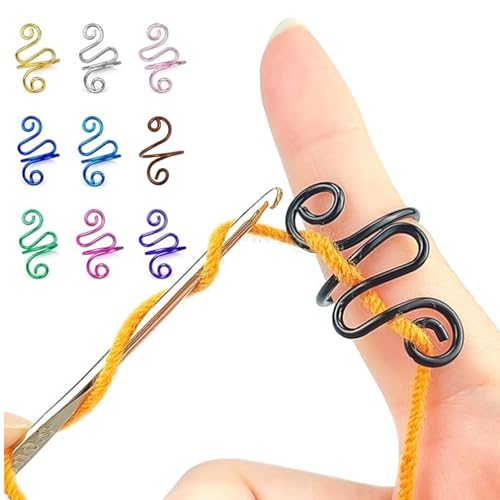 Dawutocap 10/14/15 Stück handgefertigte Häkelspannringe Garn verstellbar Stricken zum Häkeln Dawutocap 10/14/15 Stück handgefertigte Häkelspannringe Garn verstellbar Stricken zum Häkeln von Dawutocap