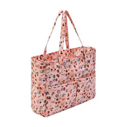 Dawutocap Häkeltasche Strick-Organizer-Tasche Garn Aufbewahrungstasche Reise Handwerk Projekt Tasche für Häkelmuster Garn Haken von Dawutocap
