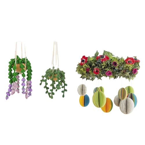 Dawutocap Nadel Filzen Lieferungen Hängende Topfpflanzenwolle Felted Set Mit Filzennadelanweisung Wolle Für Anfänger Dawutocap Nadel Filzen Lieferungen Hängende Topfpflanzenwolle Felted Set Mit Filzennadelanweisung Wolle Für Anfänger von Dawutocap