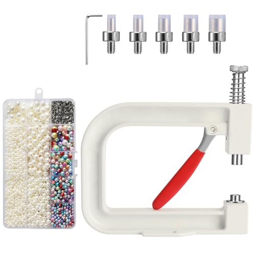 Dawutocap Perlenherstellungsmaschine Handgefertigte Perlen-Setzmaschine, handgefertigtes Perlenzubehör für und modisches Design, Perlen, für Hüte, Schuhe, Kleidung, Taschen, Röcke Dawutocap Perlenherstellungsmaschine Handgefertigte Perlen-Setzmaschine, handgefertigtes Perlenzubehör für und modisches Design, Perlen, für Hüte, Schuhe, Kleidung, Taschen, Röcke von Dawutocap