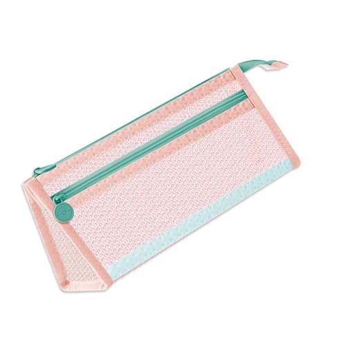 Doppelschichtiges Federmäppchen, Stiftetasche, großes Fassungsvermögen, Schreibtisch-Organizer für Studenten, doppellagig, Netzstoff, transparent Doppelschichtiges Federmäppchen, Stiftetasche, großes Fassungsvermögen, Schreibtisch-Organizer für Studenten, doppellagig, Netzstoff, transparent von Dawutocap