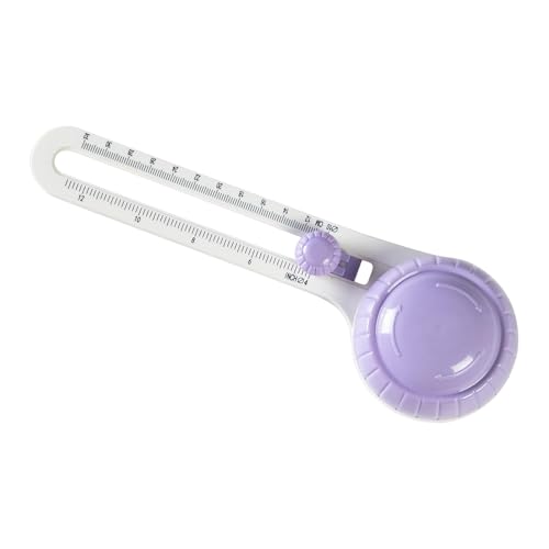 Papierschneider, verstellbarer Durchmesser, Papier-Rundschneider mit sicherem Griff, für Scrapbooking und Kartenherstellung, rundes Trimmer-Werkzeug von Dawutocap