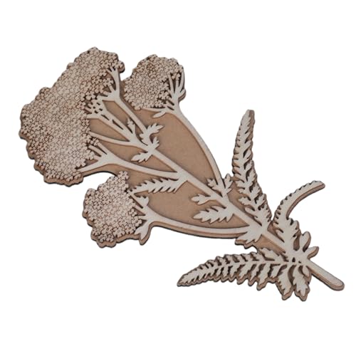 Pflanzenstempel Blume Deko Holz Floral Kunst Handwerk für Handwerk Scrapbooking Deko Retro Blume Holz für Scrapbook Karte von Dawutocap