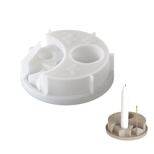 Praktische Silikonform Für Stern Und Mondkerzenhalter Und Schneidenbasen Leicht Zu Entmolding Für Handwerksliebhaber Praktische Silikonform Für Stern Und Mondkerzenhalter Und Schneidenbasen Leicht Zu Entmolding Für Handwerksliebhaber von Dawutocap