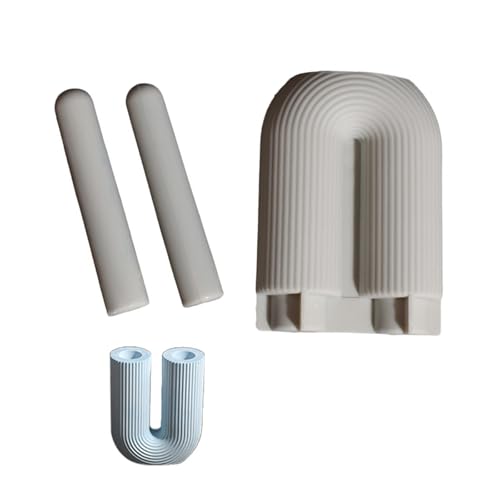 Robte Silikonform Zur Herstellung Einzigartiger Geometrisch Gestreifte U Förmige Kerzenhalter Perfekt Für Besondere Anlässe Robte Silikonform Zur Herstellung Einzigartiger Geometrisch Gestreifte U Förmige Kerzenhalter Perfekt Für Besondere Anlässe von Dawutocap