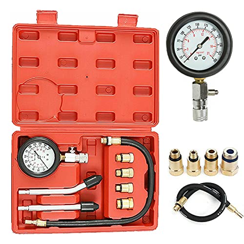 Kompressionsmesser Bezin und Diesel für Motorrad 0-20 Bar oder 0-300 psi Kompressionstest Kompressionsmessgerät prüfen meßen für Dieselmotoren Motorräder Kompressions Druckverlust M10 M12 M14 M18 Kompressionsmesser Bezin und Diesel für Motorrad 0-20 Bar oder 0-300 psi Kompressionstest Kompressionsmessgerät prüfen meßen für Dieselmotoren Motorräder Kompressions Druckverlust M10 M12 M14 M18 von DayPlus