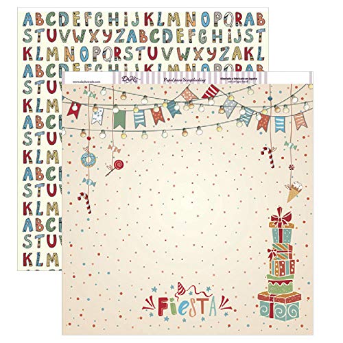 Dayka Trade Bedrucktes Papier, mehrfarbig, 30 x 30 cm von Dayka Trade