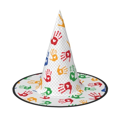 Bunte Handformen, Regenbogen-Druck, Halloween-Dekoration, Karnevals-Zubehör, Dekoration für Outdoor-Gartenparty Bunte Handformen, Regenbogen-Druck, Halloween-Dekoration, Karnevals-Zubehör, Dekoration für Outdoor-Gartenparty von Dayobob