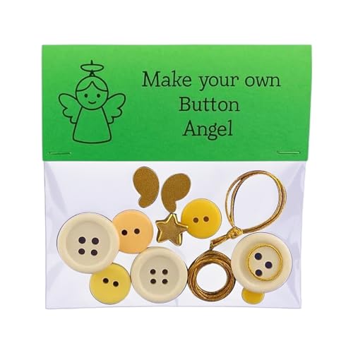 DIYS Weihnachtsknöpfe, Teiliges Weihnachtsbaumschmuck Knöpfen, Lustiges Bastelset Für Weihnachtsornamente Aus Knöpfen, Enthält Weihnachtsmann, Engel, Weihnachtsbaum DIYS Weihnachtsknöpfe, Teiliges Weihnachtsbaumschmuck Knöpfen, Lustiges Bastelset Für Weihnachtsornamente Aus Knöpfen, Enthält Weihnachtsmann, Engel, Weihnachtsbaum von Dayysiuy