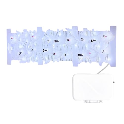 Dayysiuy Lichterkette Für Draußen, Gruselige Leuchtende Dekorationen, Wandlampe & Deko Für Balkon Terrasse Garten Möbel Schlafzimmer Geländer Party Dayysiuy Lichterkette Für Draußen, Gruselige Leuchtende Dekorationen, Wandlampe & Deko Für Balkon Terrasse Garten Möbel Schlafzimmer Geländer Party von Dayysiuy