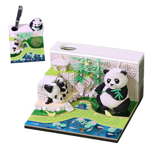 Dayysiuy Tear Away Kalender,Abreißbarer 3D Papier Kunst Notizblock - Abtrennbarer Planer Für Schule Schlafzimmer Wohnzimmer Arbeitszimmer Studentenzimmer von Dayysiuy