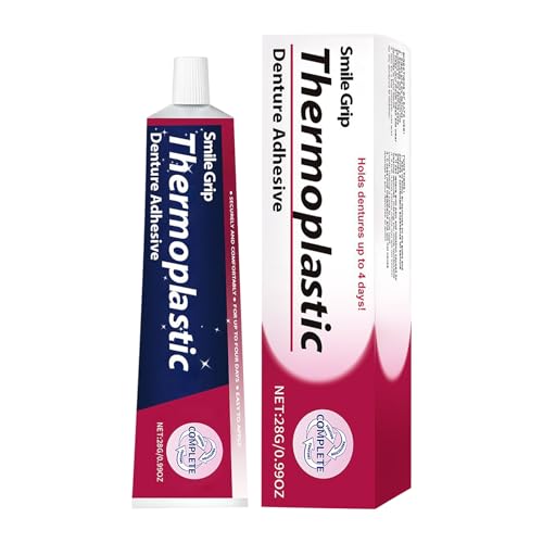 Thermoplastischer Zahnprothesenkleber, Thermoplastic Denture Adhesive, 28g Haftcreme Extra-super-stark Für Die Dritten, Thermoplastisches Zahnprothesen Kleber, Lang Haltender, Sicherer von Dayysiuy
