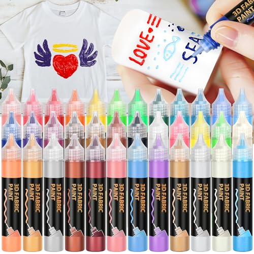DazSpirit Kerzenstift 36er Set, je 30 ml, 5 Verschiedene Farbeffekte Acrylfarbenset zum Bemalen, Dekorieren und Personalisieren von Kerzen, inklusive 3 Pinseln für Stoff, Karton, Holz, Keramik, Glas DazSpirit Kerzenstift 36er Set, je 30 ml, 5 Verschiedene Farbeffekte Acrylfarbenset zum Bemalen, Dekorieren und Personalisieren von Kerzen, inklusive 3 Pinseln für Stoff, Karton, Holz, Keramik, Glas von DazSpirit