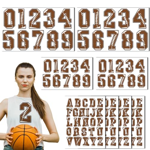 Dazoratix Fußball-Aufnäher zum Aufbügeln, Buchstaben und Zahlen, A-Z, DTF, bereit zum Drücken, 0–9, Vinyl-Aufkleber für Sportkleidung, T-Shirts, Kleidung, Hoodies, Tasche, DIY, Handwerk Dazoratix Fußball-Aufnäher zum Aufbügeln, Buchstaben und Zahlen, A-Z, DTF, bereit zum Drücken, 0–9, Vinyl-Aufkleber für Sportkleidung, T-Shirts, Kleidung, Hoodies, Tasche, DIY, Handwerk von Dazoratix