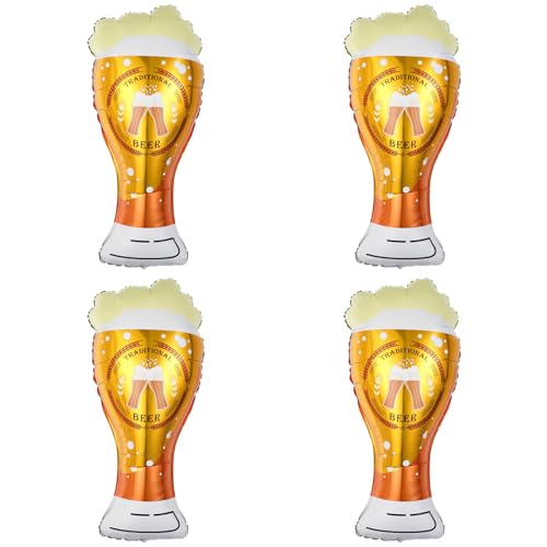DazzJoy Luftballons Geburtstag Bier, 4 Stück XXL Bier Luftballon, Oktoberfestbier Helium Ballon, Bier Deko Ballons Bayrische Deko, Bierkönig Folienballon für Oktoberfest Deko 2024, Bar Party Deko DazzJoy Luftballons Geburtstag Bier, 4 Stück XXL Bier Luftballon, Oktoberfestbier Helium Ballon, Bier Deko Ballons Bayrische Deko, Bierkönig Folienballon für Oktoberfest Deko 2024, Bar Party Deko von Dazzjoy