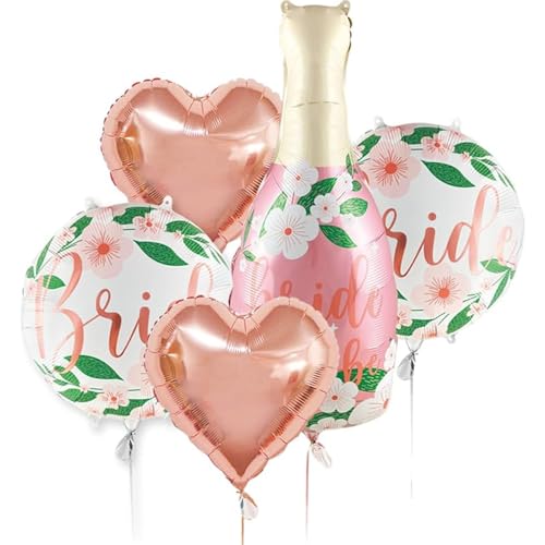 DazzJoy Bride to Be Deko Rosegold Ballons, JGA Deko Hochzeit Luftballons, Junggesellenabschied Frauen Deko Folienballons, Bachelorette Party Accessories, JGA Accessoires Frauen, Hochzeit Verlobung DazzJoy Bride to Be Deko Rosegold Ballons, JGA Deko Hochzeit Luftballons, Junggesellenabschied Frauen Deko Folienballons, Bachelorette Party Accessories, JGA Accessoires Frauen, Hochzeit Verlobung von Dazzjoy
