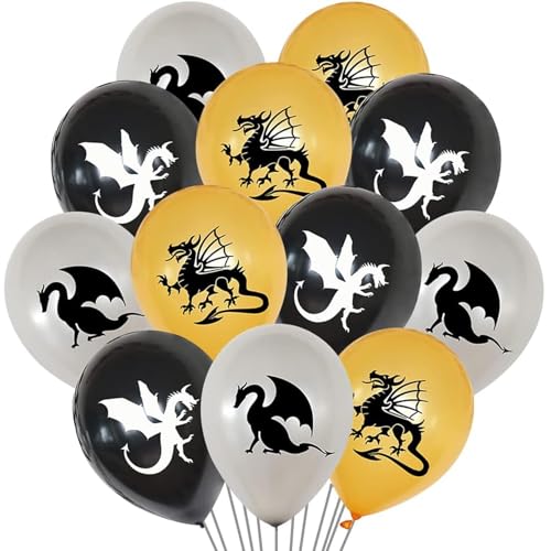 DazzJoy Drachen Luftballon Tiere Ballons, 36 Stück Dragons Luftballons Tiere Geburtstag, Drachen Luftballons Kindergeburtstag, Luftballon Drache Deko Geburtstag, Helium Ballons Drache für Babyparty DazzJoy Drachen Luftballon Tiere Ballons, 36 Stück Dragons Luftballons Tiere Geburtstag, Drachen Luftballons Kindergeburtstag, Luftballon Drache Deko Geburtstag, Helium Ballons Drache für Babyparty von Dazzjoy