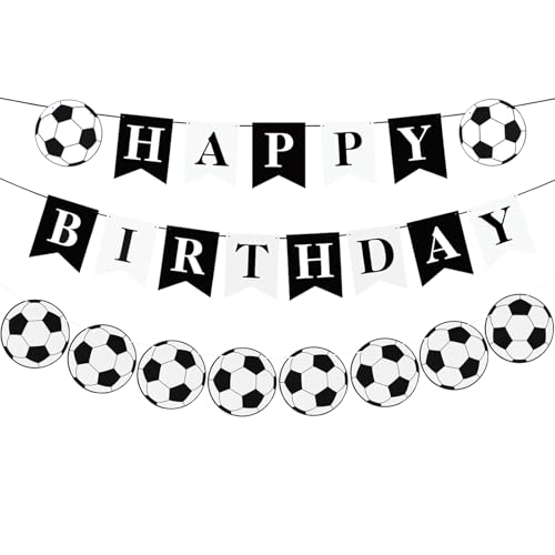 DazzJoy Happy Birthday Girlande Fußball, Happy Birthday Banner, Geburtstagsdeko Fussball Banner, Girlande Geburtstag Fußball Deko, Fussball Geburtstag Girlande, Geburtstagsgirlande Fußball Party Deko DazzJoy Happy Birthday Girlande Fußball, Happy Birthday Banner, Geburtstagsdeko Fussball Banner, Girlande Geburtstag Fußball Deko, Fussball Geburtstag Girlande, Geburtstagsgirlande Fußball Party Deko von Dazzjoy