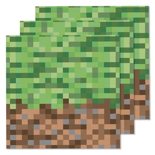 DazzJoy 20 Stück Pixel Servietten Kindergeburtstag,Gamer Servietten Geburtstag Kinder,Geburtstagsservietten Jungen Mädchen DazzJoy 20 Stück Pixel Servietten Kindergeburtstag,Gamer Servietten Geburtstag Kinder,Geburtstagsservietten Jungen Mädchen von Dazzjoy